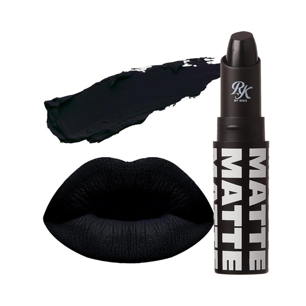 RK By Kiss Matte Lipstick 14 Blackism 3.5g - Afro Hair Boutique