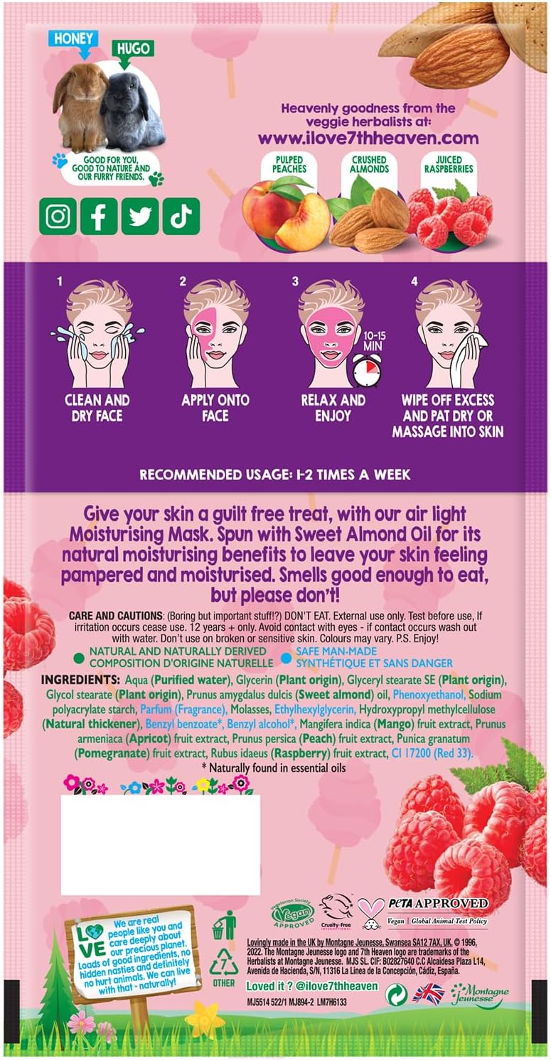 Montagne Jeunesse 7Th Heaven Cotton Candy Indulgence Mask Treat