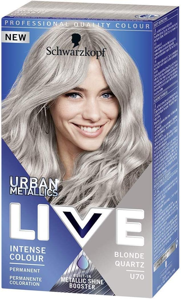 Schwarzkopf Live Urban Metalic Intense Permanent Colour U70 Blonde Quartz