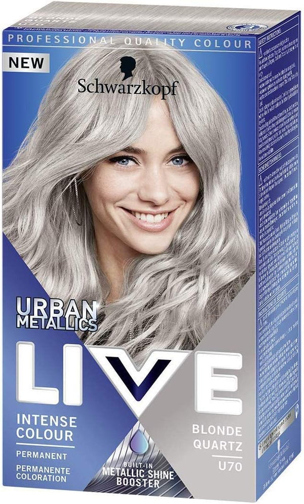 Schwarzkopf Live Urban Metalic Intense Permanent Colour U70 Blonde Quartz