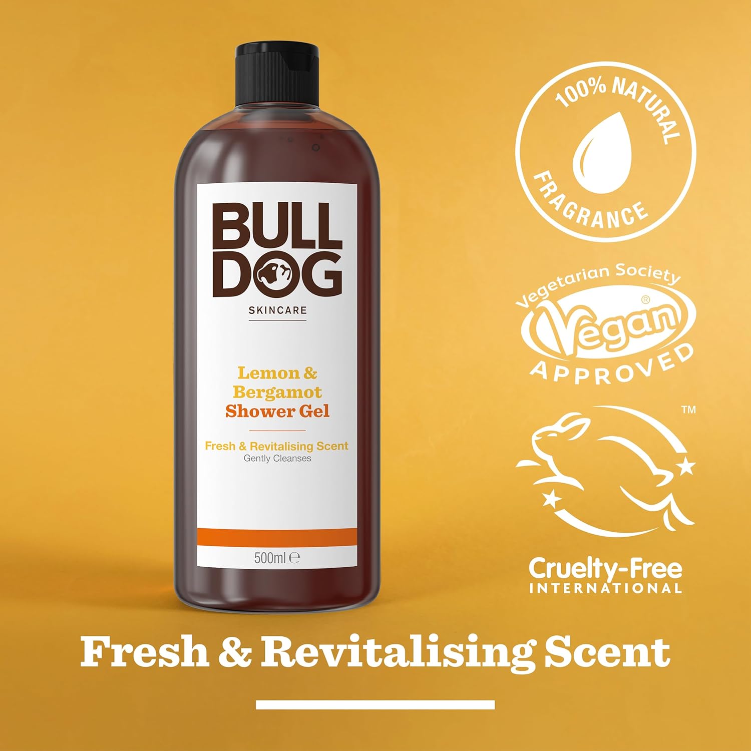 Bulldog Lemon And Bergamot Shower Gel 500ml