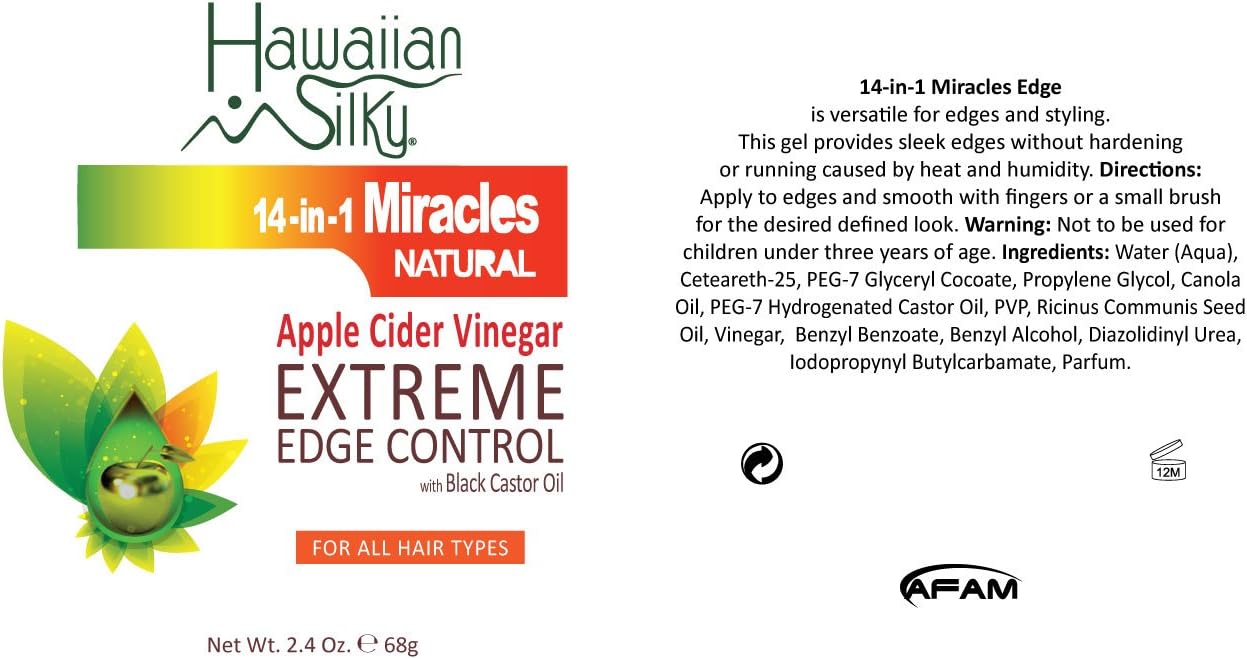 Hawaiian Silky Apple Cider Vinegar Extreme Edge Control 68g