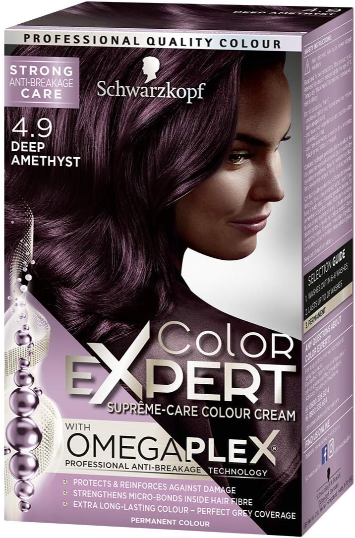 Schwarzkopf Color Expert Omegaplex Colour Cream 4.9 Deep Amethyst