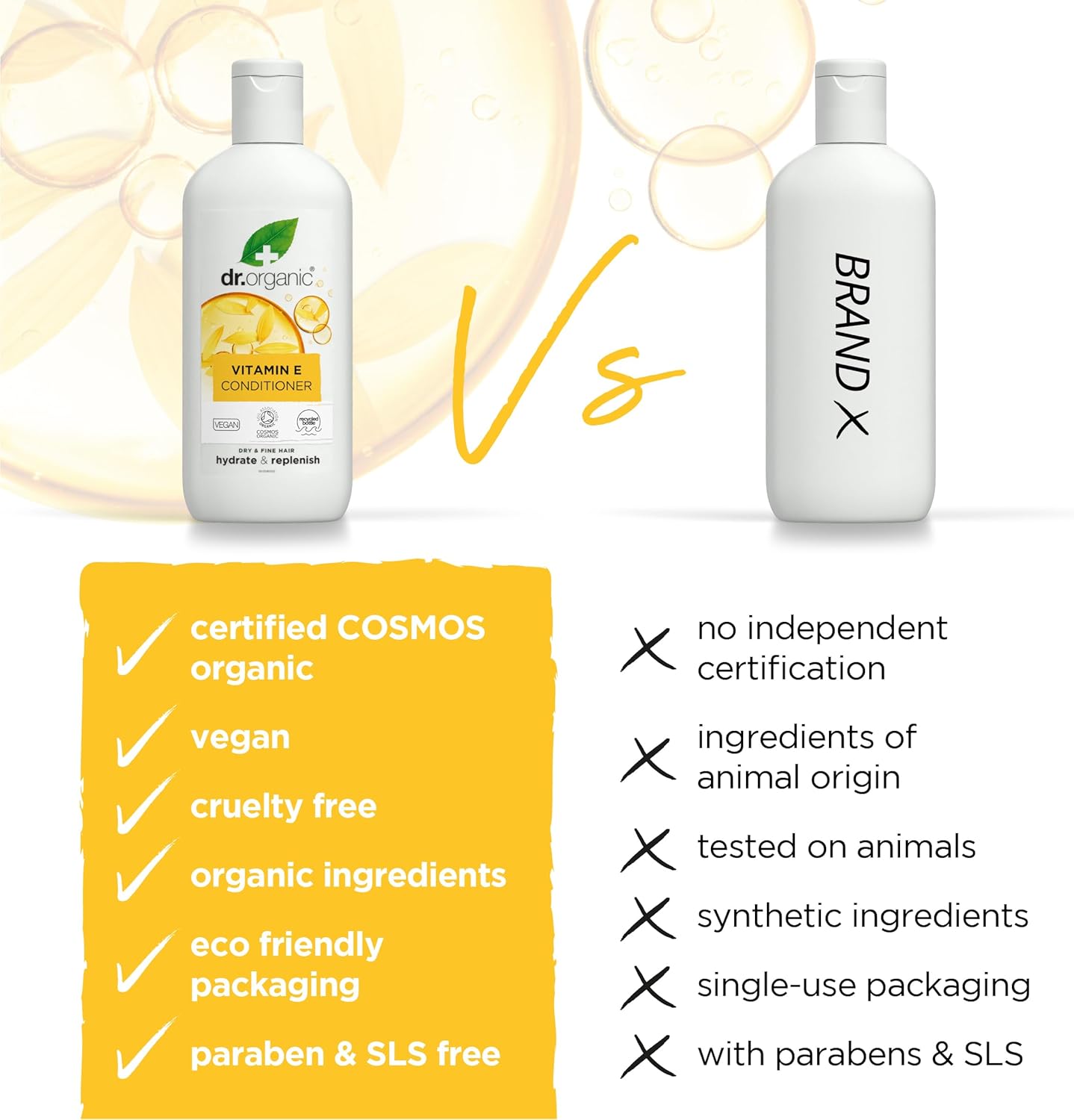 Dr Organic Hydrate And Replenish Vitamin E Conditioner 265ml