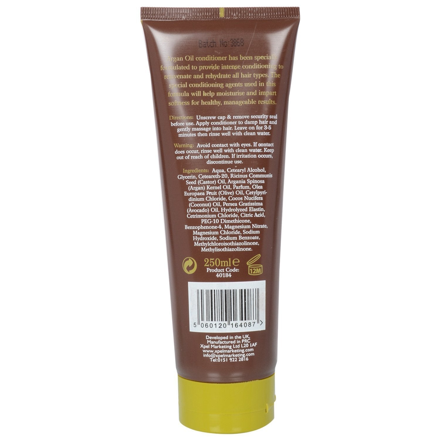 Xpel Hair Care Argan Oil Leave In Conditioner 250ml