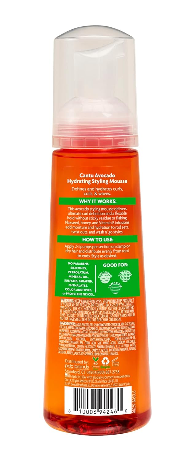 Cantu Avocado Hydrating Mousse 248ml