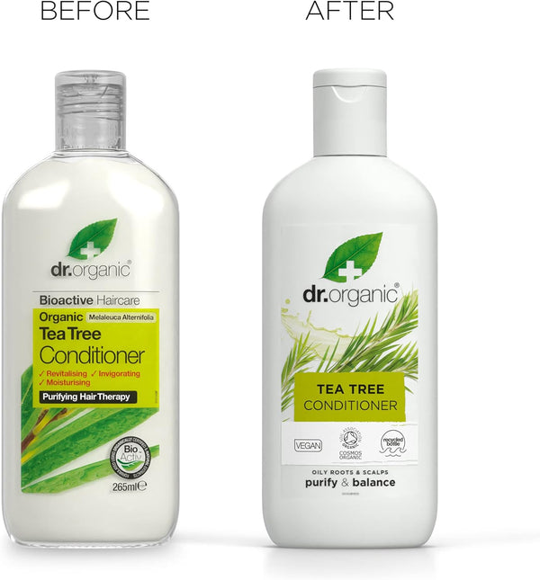 Dr Organic Bioactive Haircare Organic Tea Tree Conditioner 265ml - Afro Hair Boutique