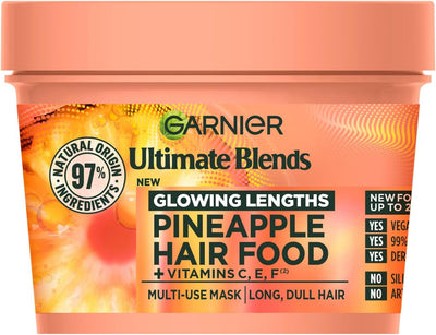Garnier Ultimate Blends Glowing Lengths Hair Food Pineapple & Amla Mask 400ml