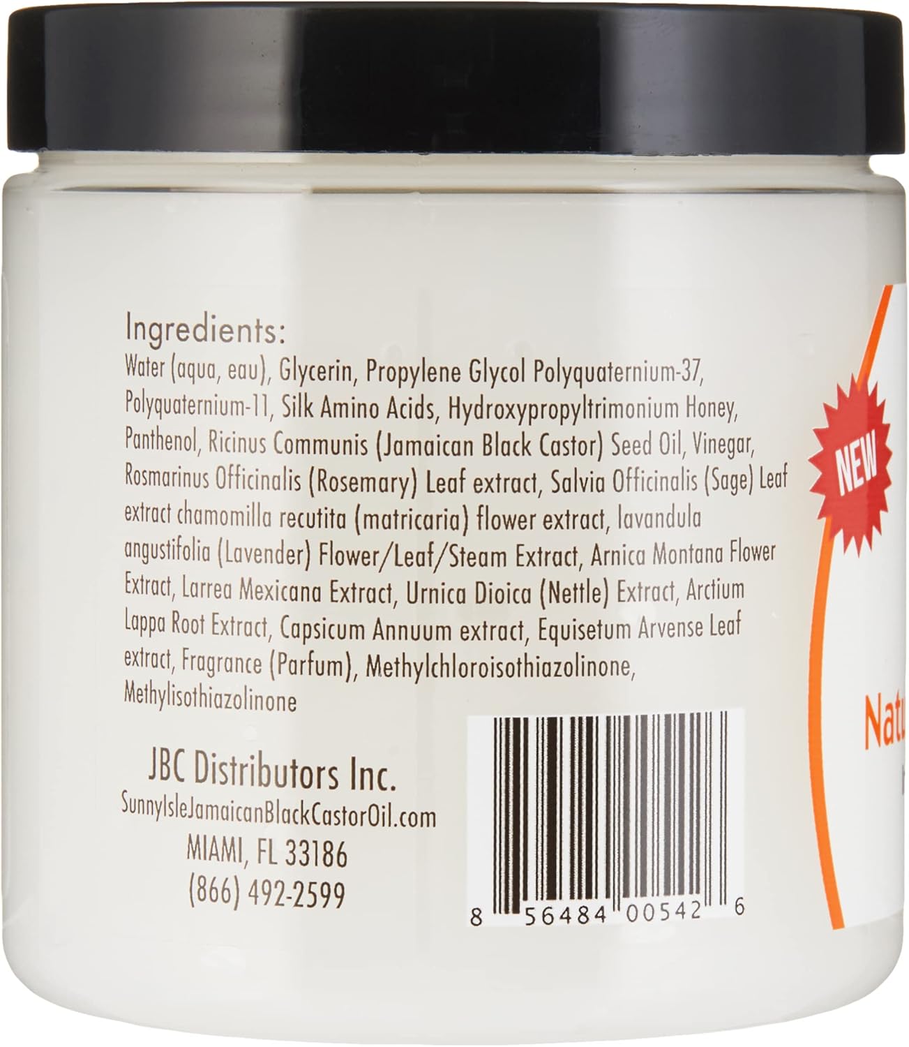 Sunny Isle Jamaican Black Castor Oil Natural Curly Styling Custard 8oz