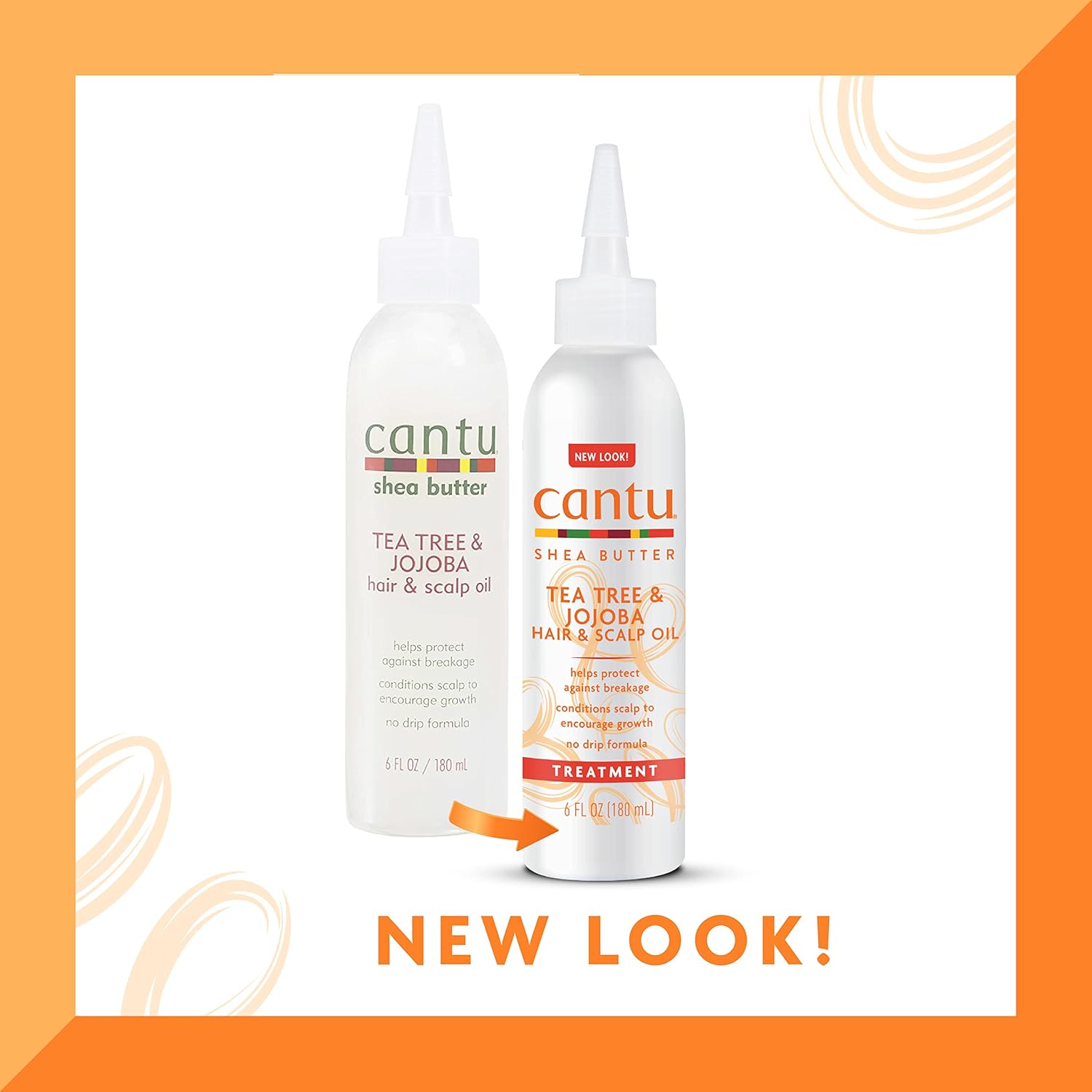 Cantu Shea Butter Tea Tree And Jojoba Hair And Scalp Oil 180ml - Afro Hair Boutique