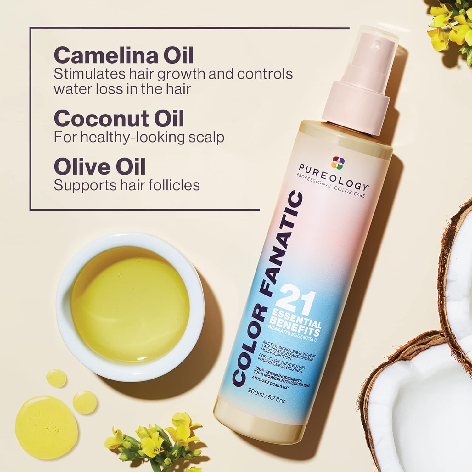 Pureology Color Fanatic 21 Essential Benefits Leave In Spray 200ml