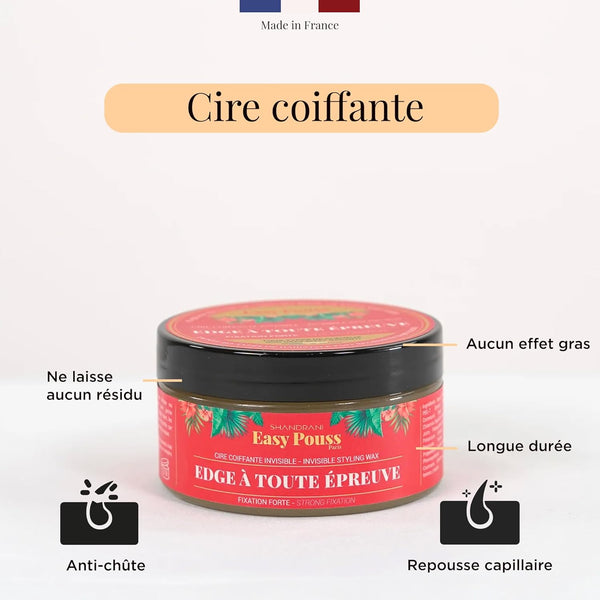 Easy Pouss Invisible Hair Styling Edge Control Wax 100ml