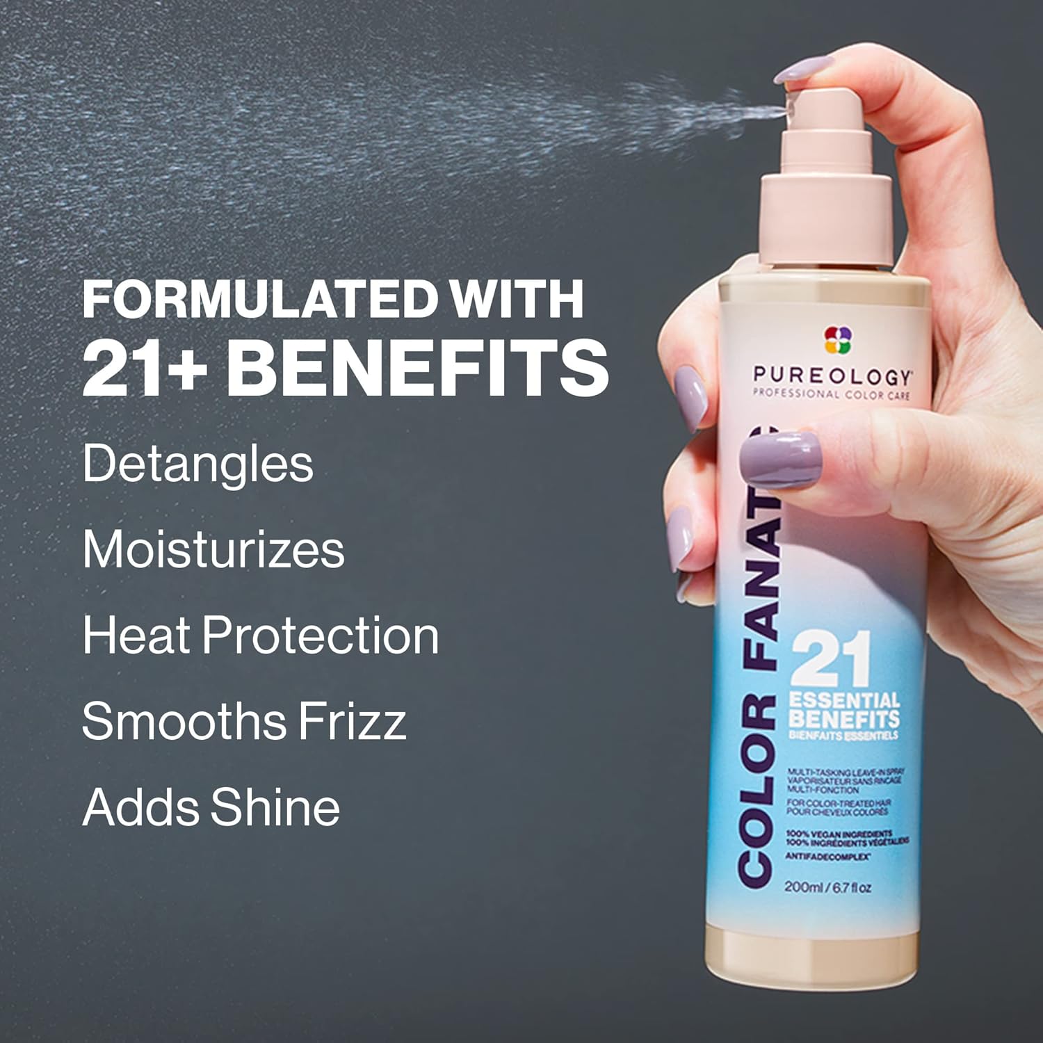 Pureology Color Fanatic 21 Essential Benefits Leave In Spray 200ml