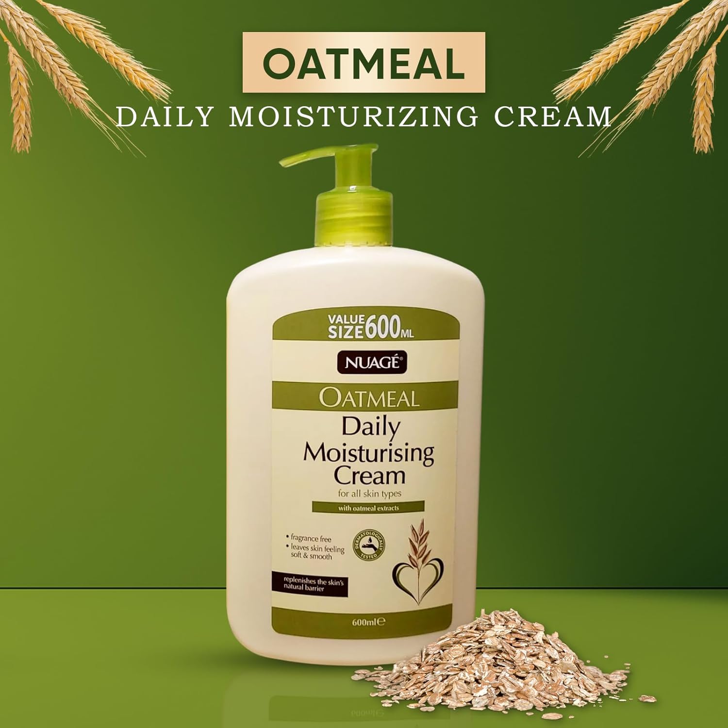 Nuage Oatmeal Daily Moisturising Cream 200ml / 600ml