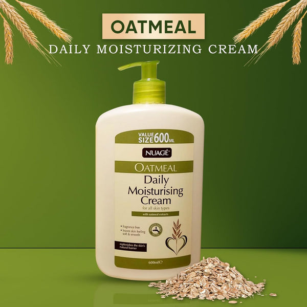 Nuage Oatmeal Daily Moisturising Cream 200ml / 600ml - Afro Hair Boutique
