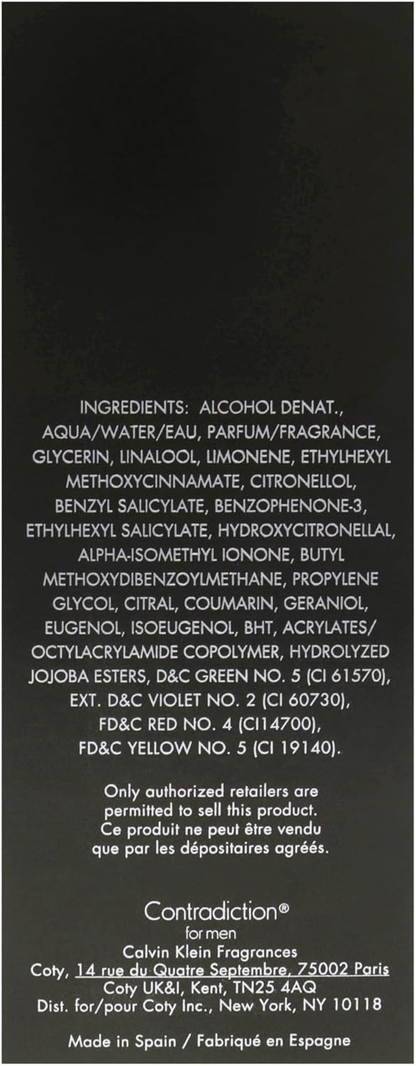 Calvin Klein Contradiction For Men 100ml
