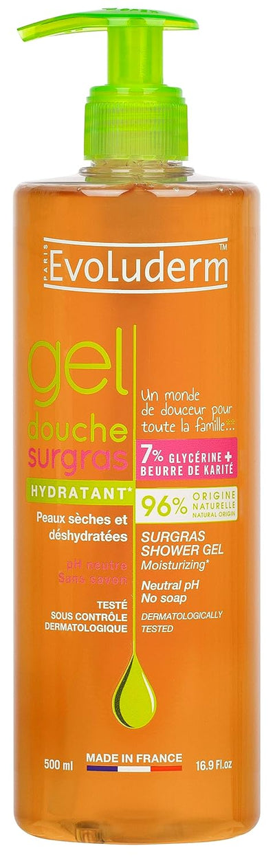 Evoluderm Surgras Moisturizing Shower Gel 500ml