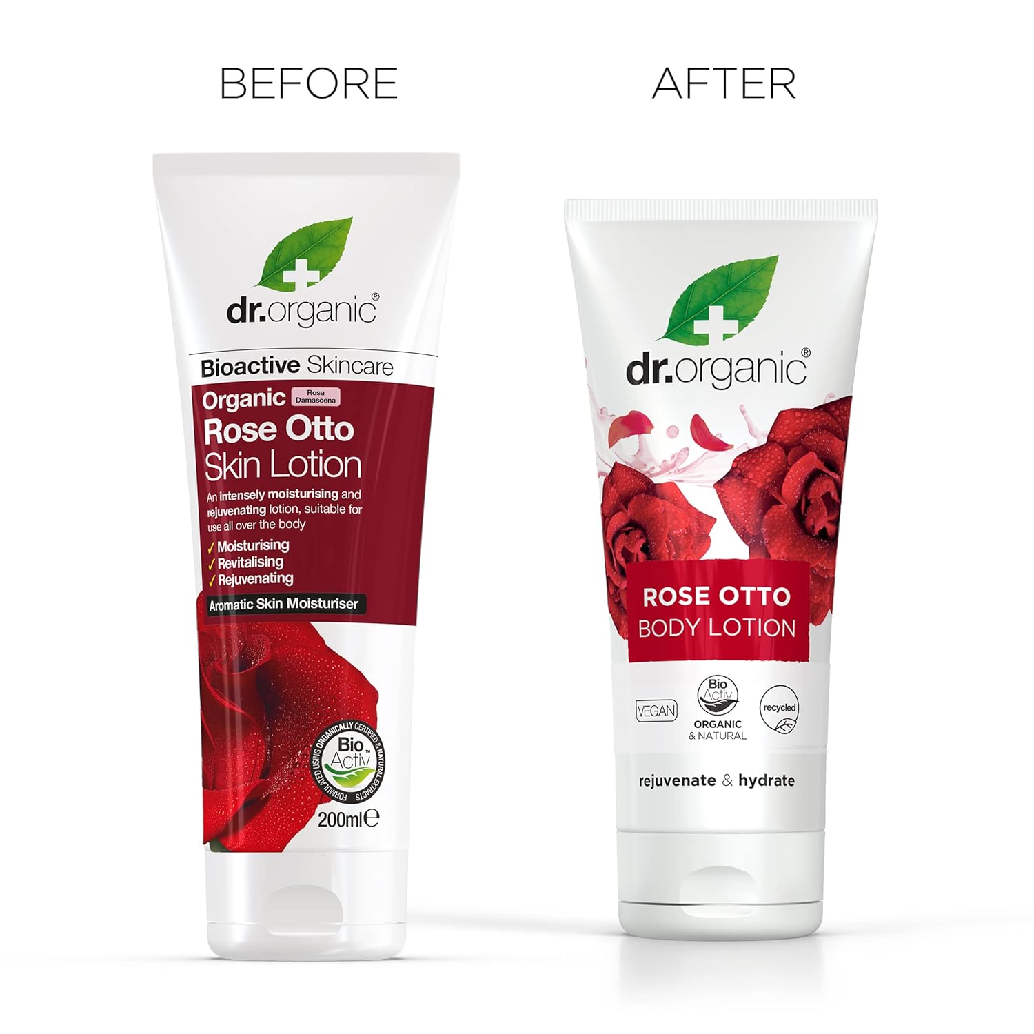 Dr Organic Bioactive Skincare Organic Rose Otto Body Lotion 200ml