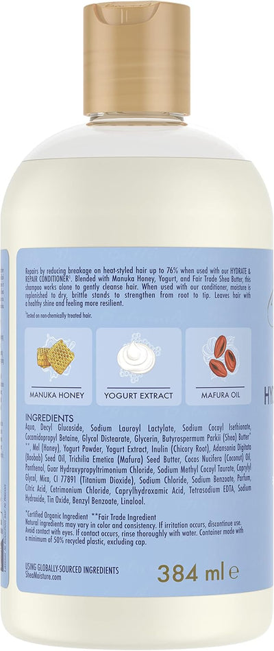 Shea Moisture Manuka Honey And Yogurt Hydrate Repair Shampoo 384ml