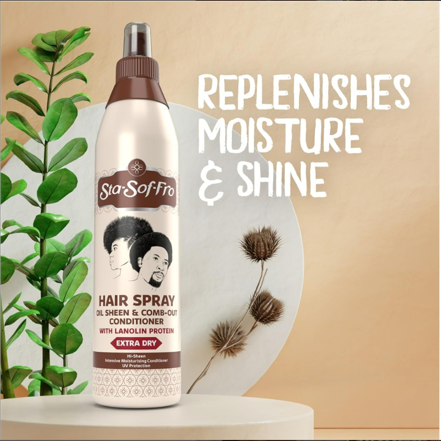 Sta Sof Fro Oil Sheen N Comb Out Conditioner Extra Dry 250ml / 500ml
