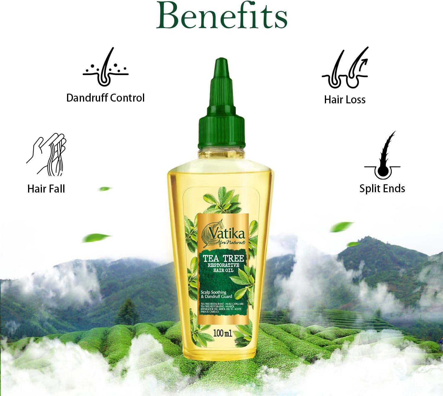 Dabur Vatika Afro Naturals Tea Tree Restorative Hair Oil 100ml