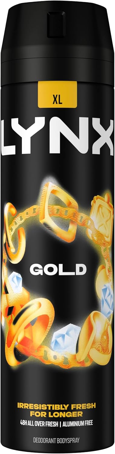 Lynx Gold Oud Wood And Fresh Vanilla Scent Body Spray 200ml