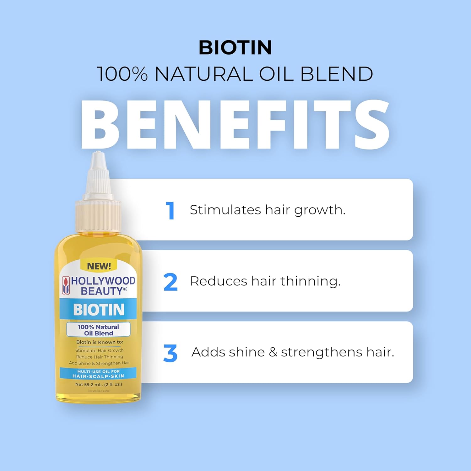 Hollywood Beauty Biotin Oil 59ml