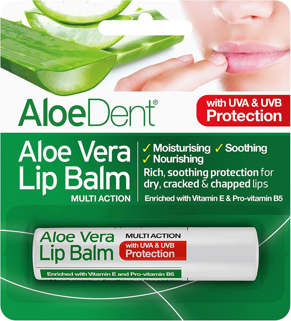 Aloe Dent Aloe Vera Lip Balm 4g - Afro Hair Boutique
