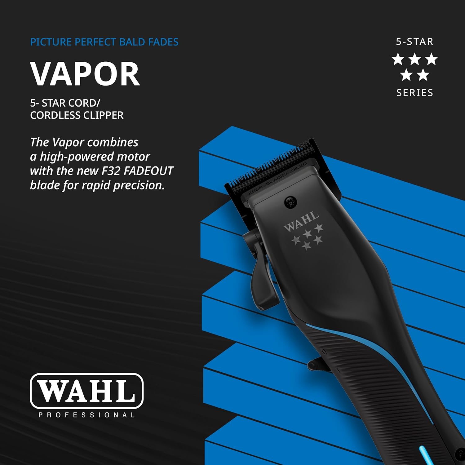 Wahl 5 Star Series Vapor Cord Cordless Clipper