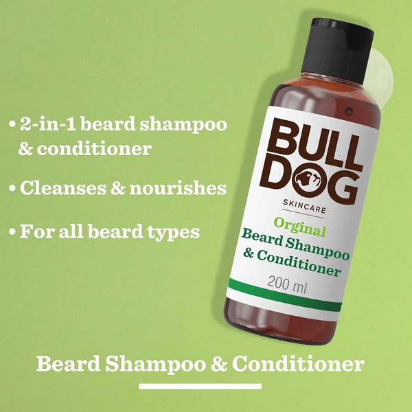 Bulldog Original Beard Shampoo And Conditioner 200ml