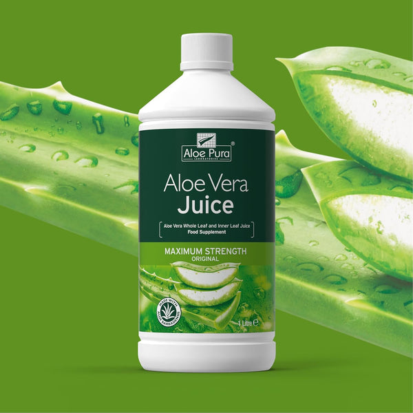 Aloe Pura Bio Active Aloe Vera Juice Maximum Strength Original 1000ml