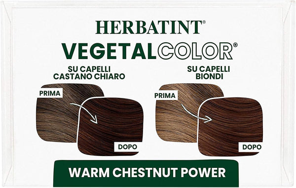 Herbatint Vegetal Organic Hair Color Warm Chestnut Power 100g