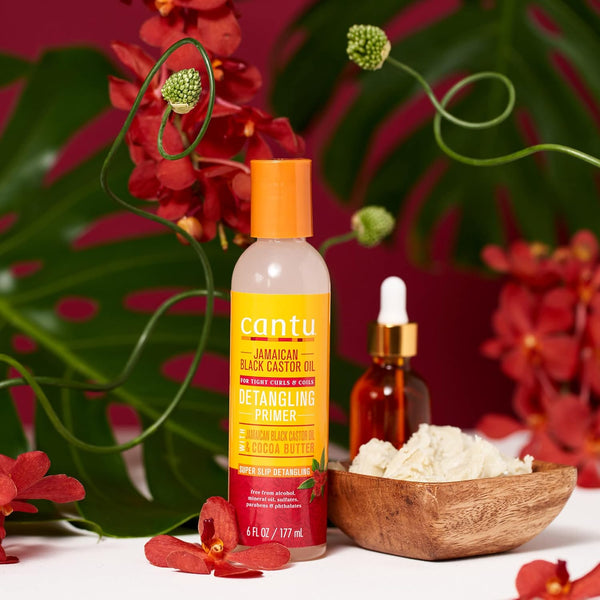 Cantu Jamaican Black Castor Oil Detangling Primer 177ml - Afro Hair Boutique