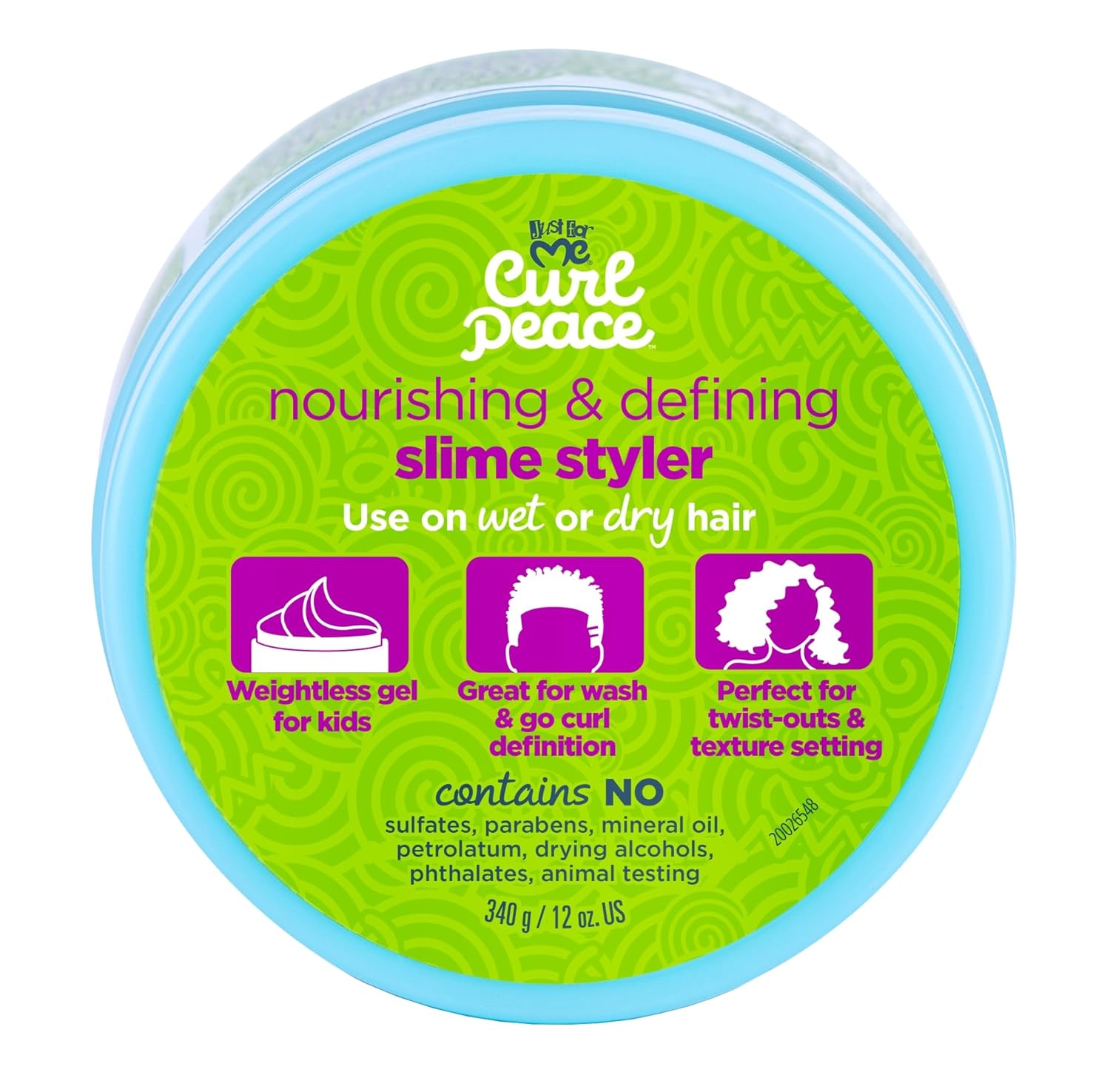 Just For Me Curl Peace Nourishing And Defining Slime Styler 340g