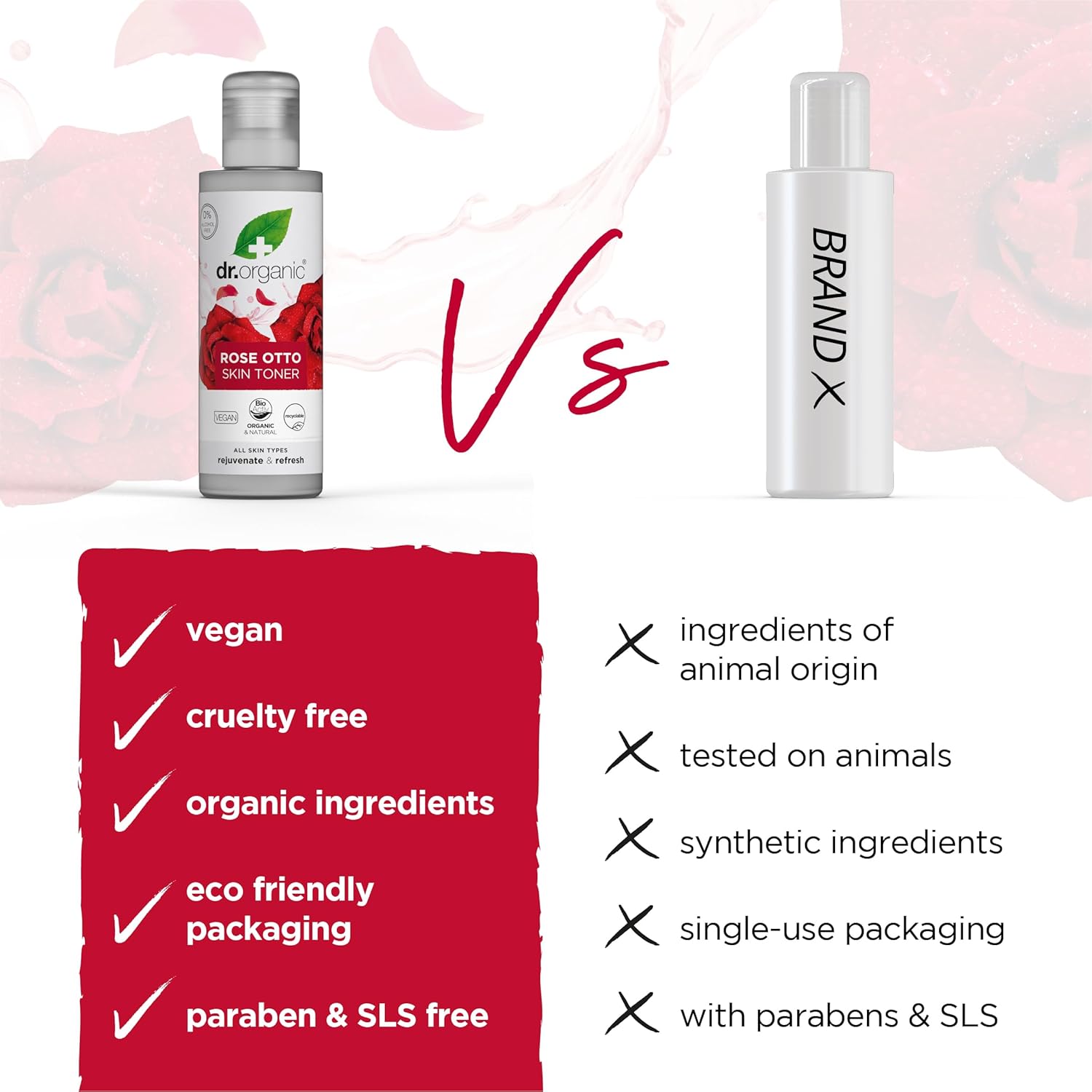 Dr Organic Bioactive Skincare Organic Rose Otto Skin Toner 150ml