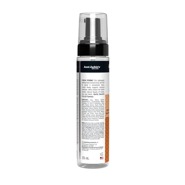 Aunt Jackies Ready Set Hold Braid Setting Foam Biotin And Honey 251ml - Afro Hair Boutique