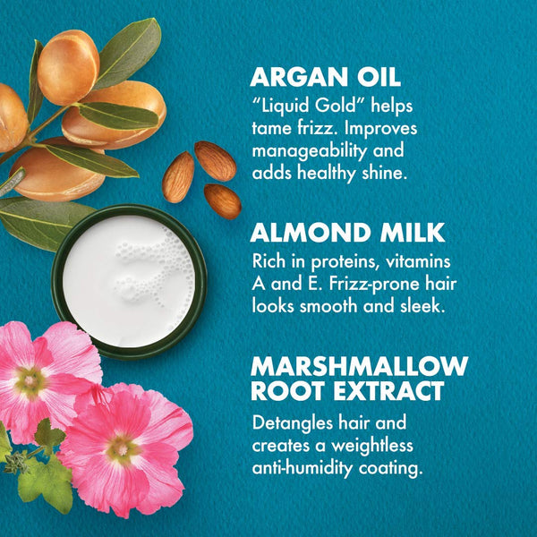 Shea Moisture Argan Oil And Almond Milk Smooth And Tame Conditioner 577ml - Afro Hair Boutique