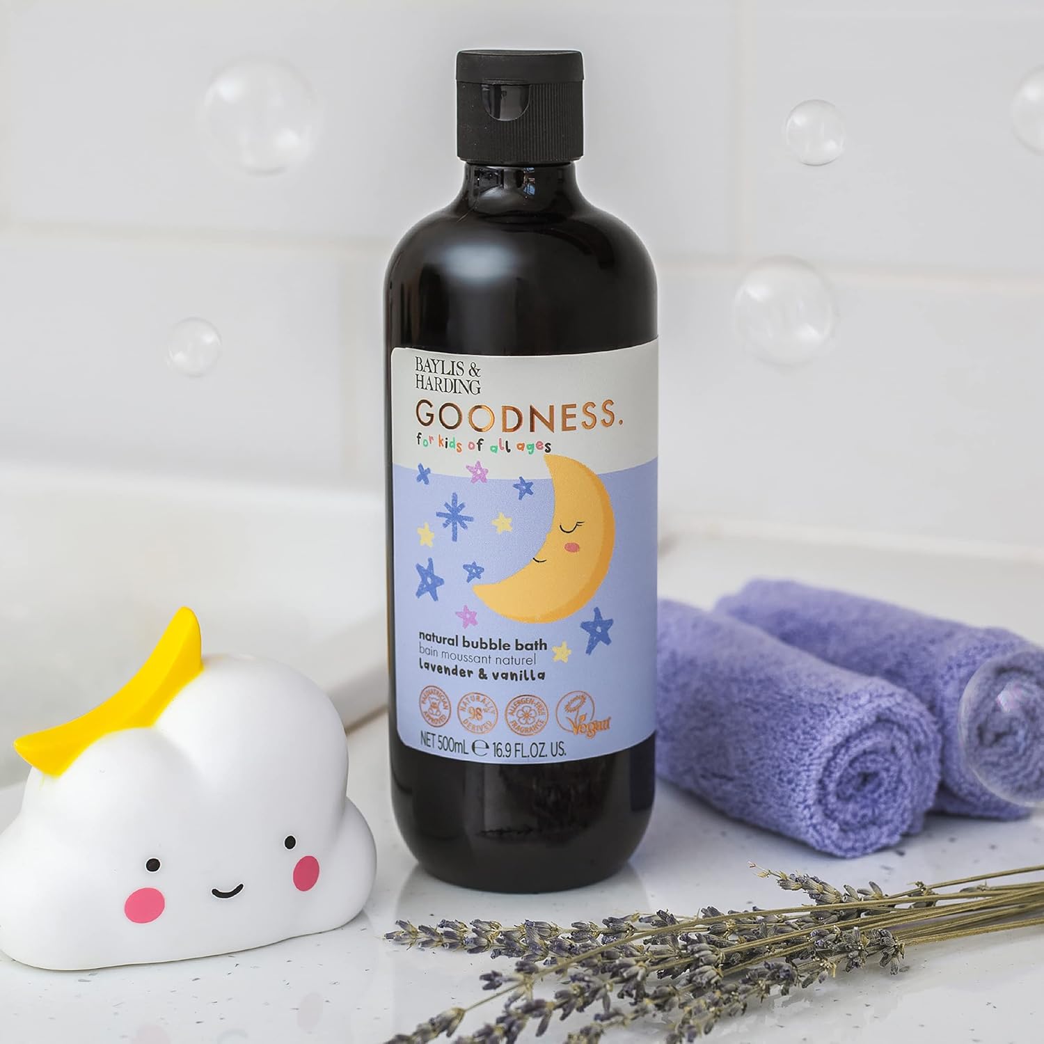 Baylis And Harding Goodness Kids Lavender And Vanilla Natural Bubble Bath 500ml