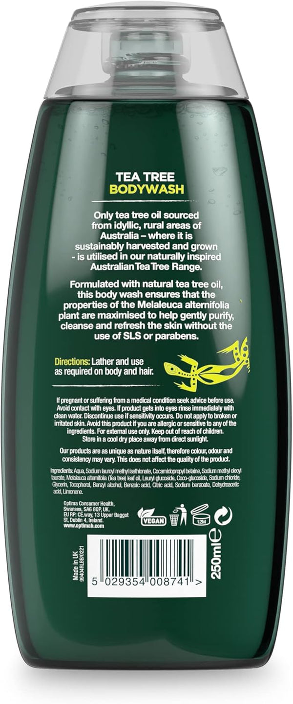 Australian Tea Tree  Purifying  Stimulating Body Wash 250ml