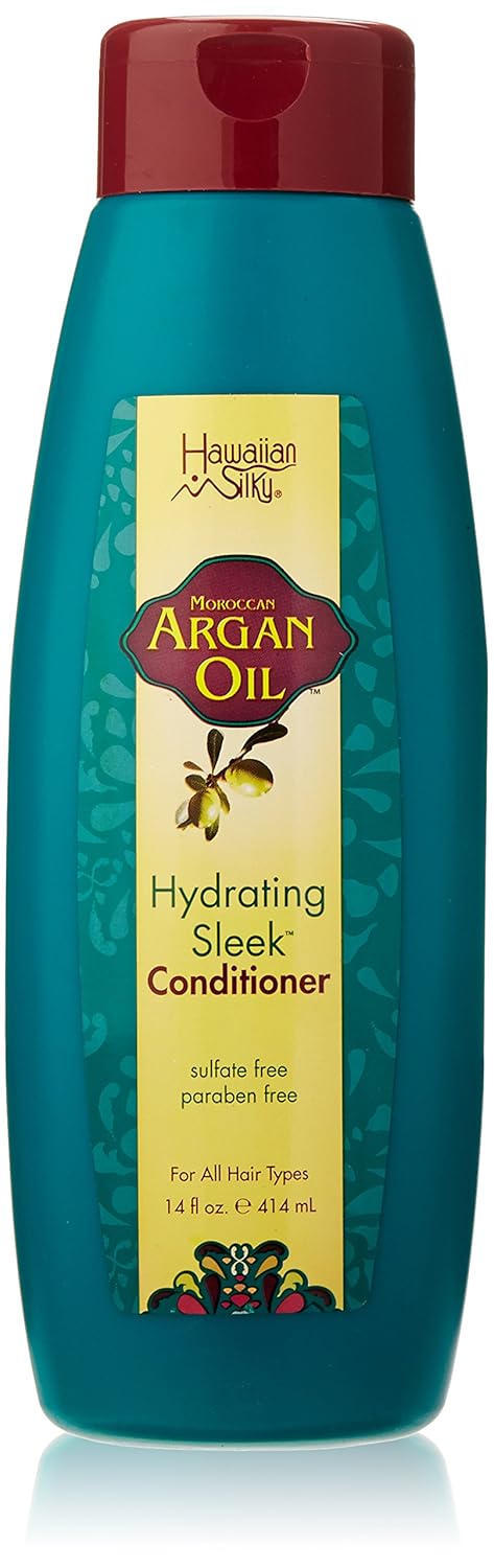 Hawaiian Silky Hydrating Sleek Argan Oil Conditioner 414ml