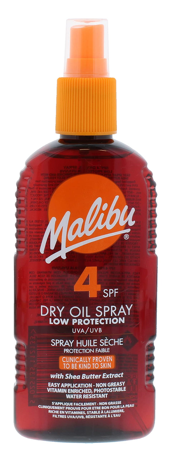 Malibu Dry Oil Spray With SPF4