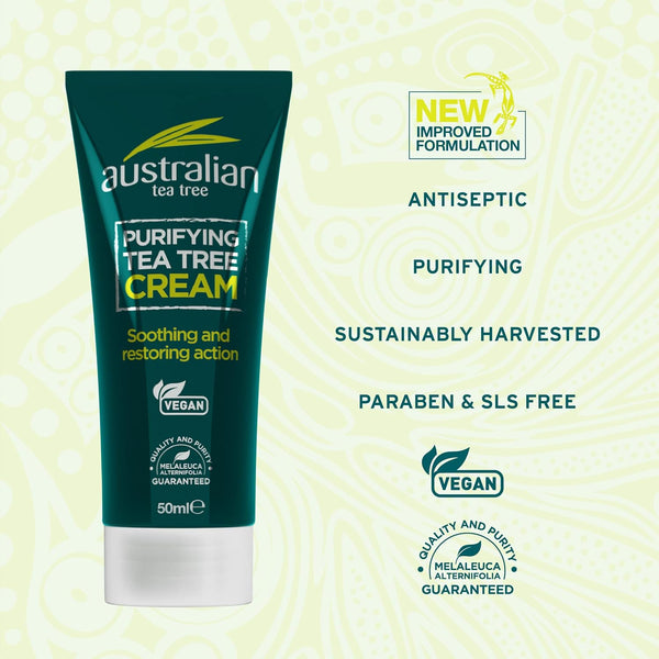 Australian Tea Tree Purifying Cream 50ml - Afro Hair Boutique