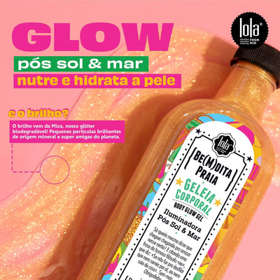 Lola Cosmetics Bemdita Praia Geleia Corporal Body Glow Gel 200ml