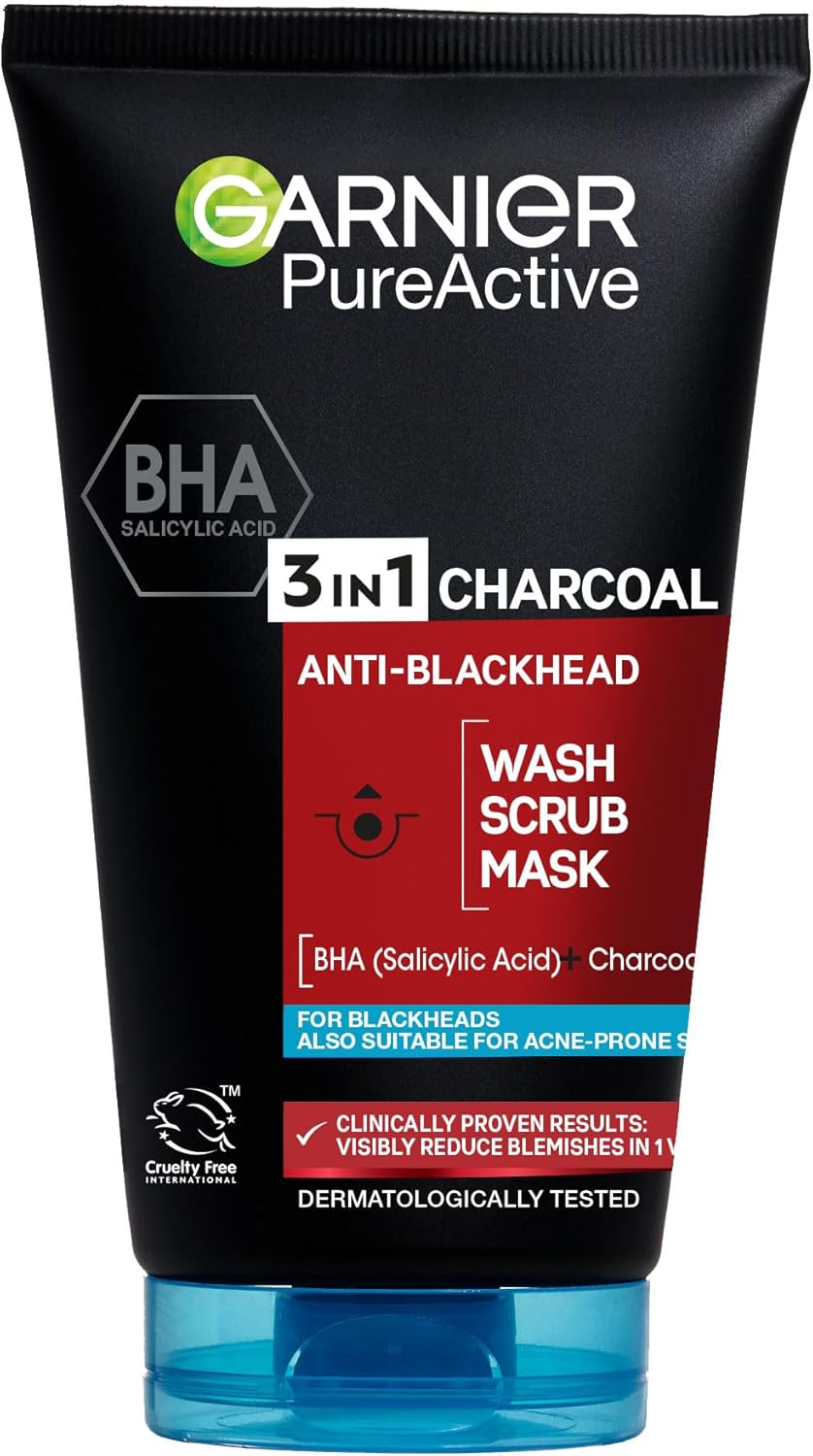 Garnier Skin Active Pure Active 3In1 Charcoal Wash