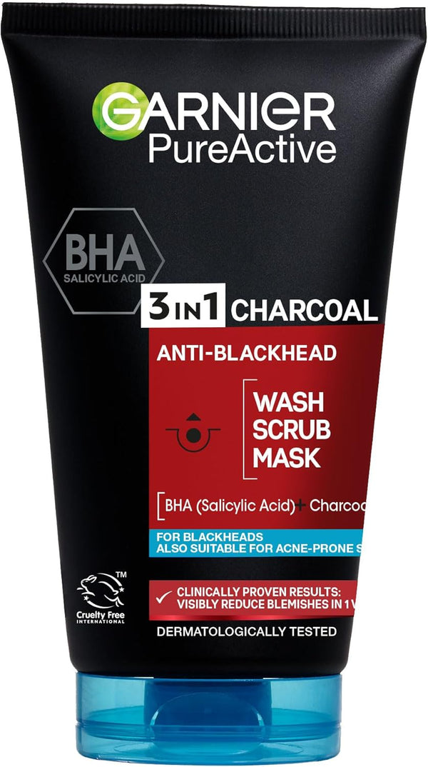 Garnier Skin Active Pure Active 3In1 Charcoal Wash