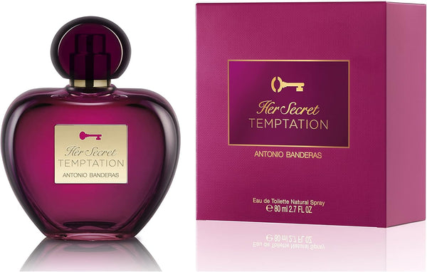 Antonio Banderas Her Secret Temptation Eau De Toilette 80ml