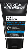 Loreal Paris Men Expert Pure Carbon Anti Blackhead Daily Face Scrub 100ml