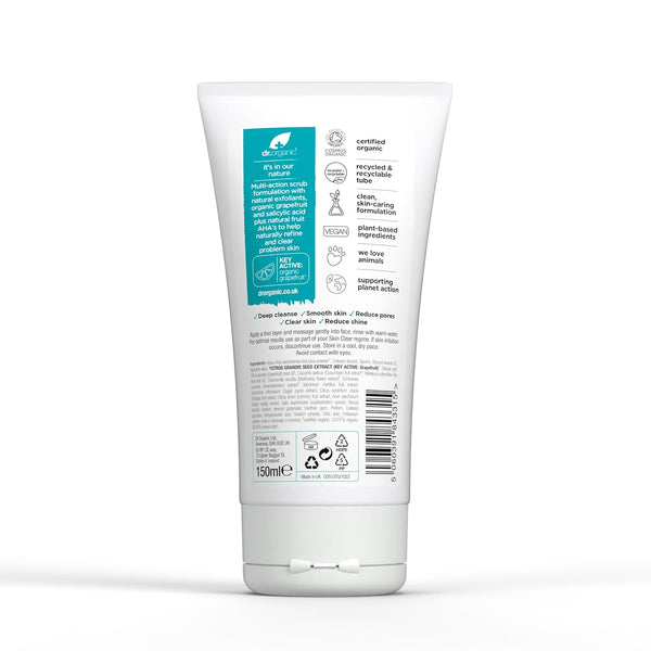 Dr Organic Plus Exfoliating Scrub 150ml