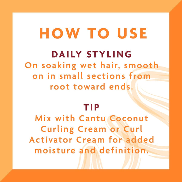 Cantu Shea Butter Define And Shine Custard 340g - Afro Hair Boutique