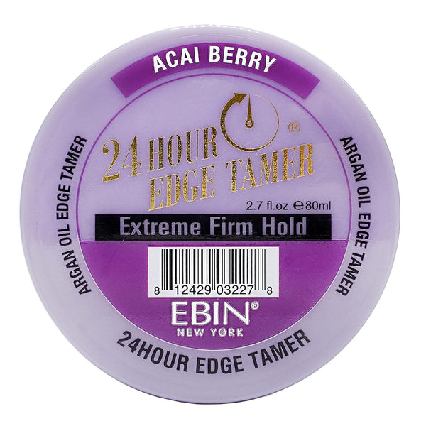 EBIN 24 Hour Acai Berry Extreme Firm Hold Edge Tamer 15ml, 80ml / 250ml - Afro Hair Boutique